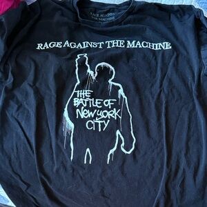 Rage Against The Machine MSG 2022 Black Tour tee